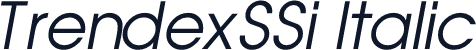TrendexSSi Italic