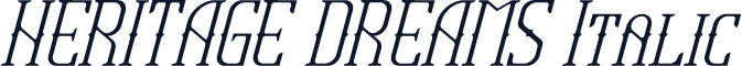 HERITAGE DREAMS Italic