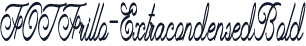 FOTFrillo-ExtracondensedBold