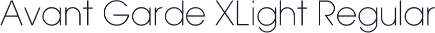 Avant Garde XLight Regular