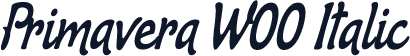 Primavera W00 Italic