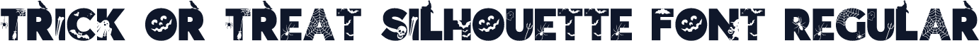 Trick or Treat Silhouette Font Regular