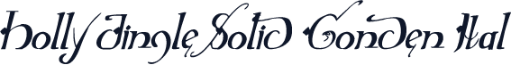 Holly Jingle Solid Conden Ital