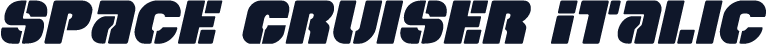 Space Cruiser Italic