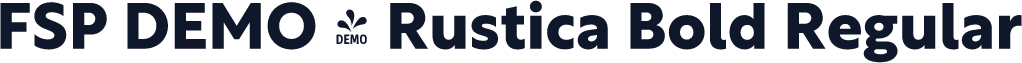 FSP DEMO - Rustica Bold Regular
