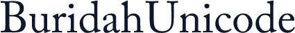 Buridah Unicode