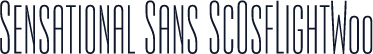 Sensational Sans ScOsfLightW00
