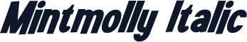 Mintmolly Italic
