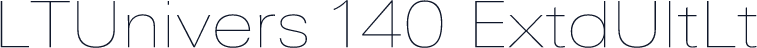 LTUnivers 140 ExtdUltLt