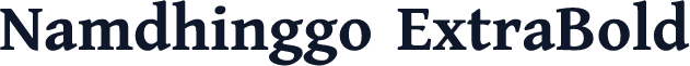 Namdhinggo ExtraBold