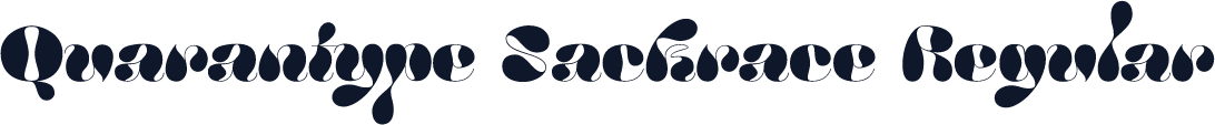 Quarantype Sackrace Regular