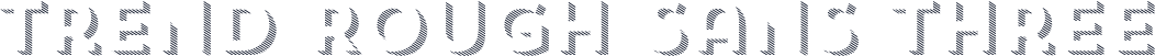 Trend Rough Sans Three