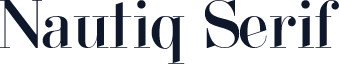Nautiq Serif