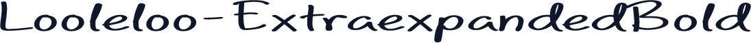 Looleloo-ExtraexpandedBold