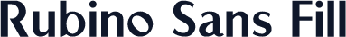 Rubino Sans Fill