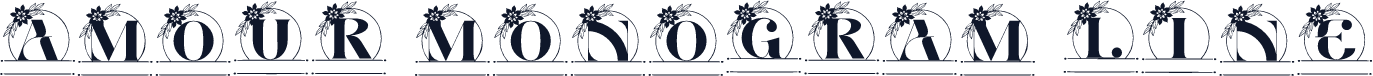 Amour Monogram Line