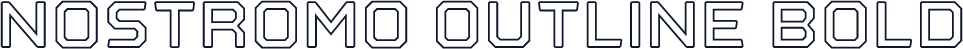 Nostromo Outline Bold