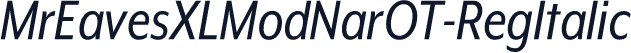 ☞MrEavesXLModNarOT-RegItalic