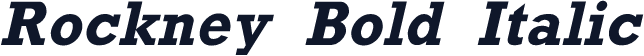 Rockney Bold Italic