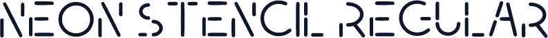 Neon Stencil Regular