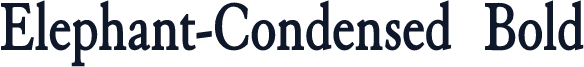 Elephant-Condensed Bold