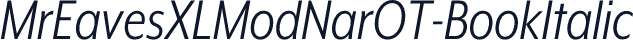 ☞MrEavesXLModNarOT-BookItalic
