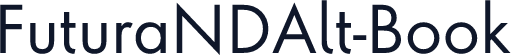 ☞FuturaNDAlt-Book