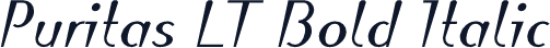 Puritas LT Bold Italic