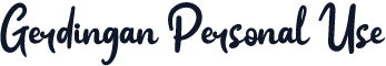 Gerdingan Personal Use