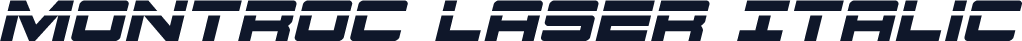 Montroc Laser Italic