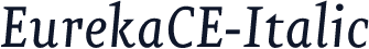 EurekaCE-Italic