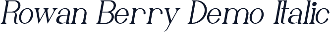 Rowan Berry Demo Italic