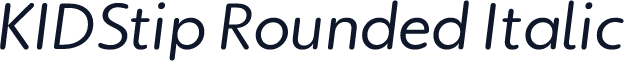 KIDStip Rounded Italic