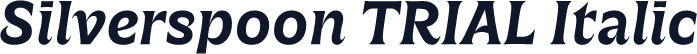 Silverspoon TRIAL Italic