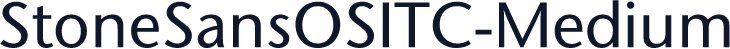 StoneSansOSITC-Medium
