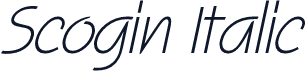Scogin Italic