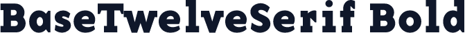 BaseTwelveSerif Bold