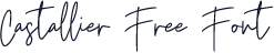Castallier Free Font