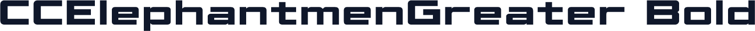 CCElephantmenGreater Bold
