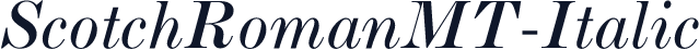 ScotchRomanMT-Italic