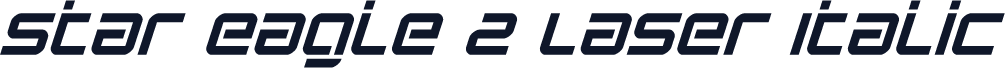 Star Eagle 2 Laser Italic