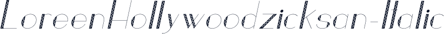 ☞LoreenHollywoodzicksan-Italic