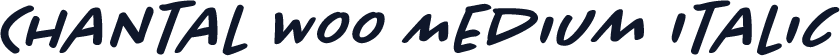 Chantal W00 Medium Italic