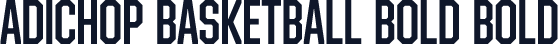 adiChop Basketball Bold Bold