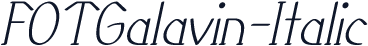 FOTGalavin-Italic