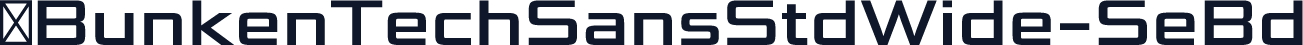 ☞BunkenTechSansStdWide-SeBd