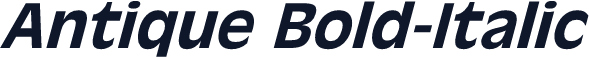 Antique Bold-Italic