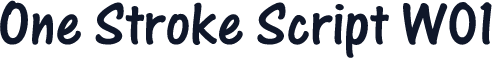 One Stroke Script W01