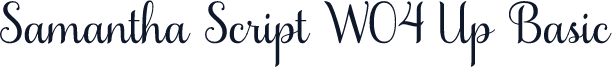 Samantha Script W04 Up Basic
