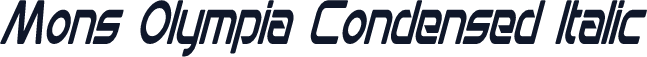 Mons Olympia Condensed Italic